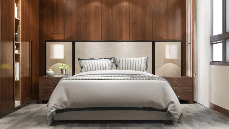 Bedroom Wood Panelling