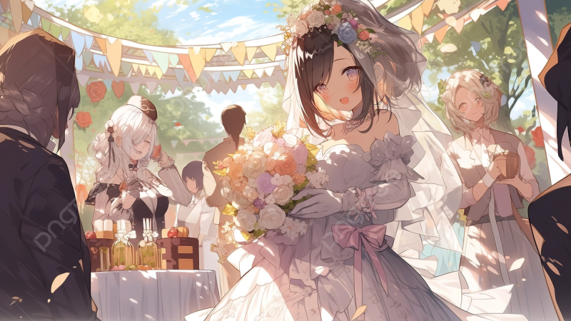 anime wedding