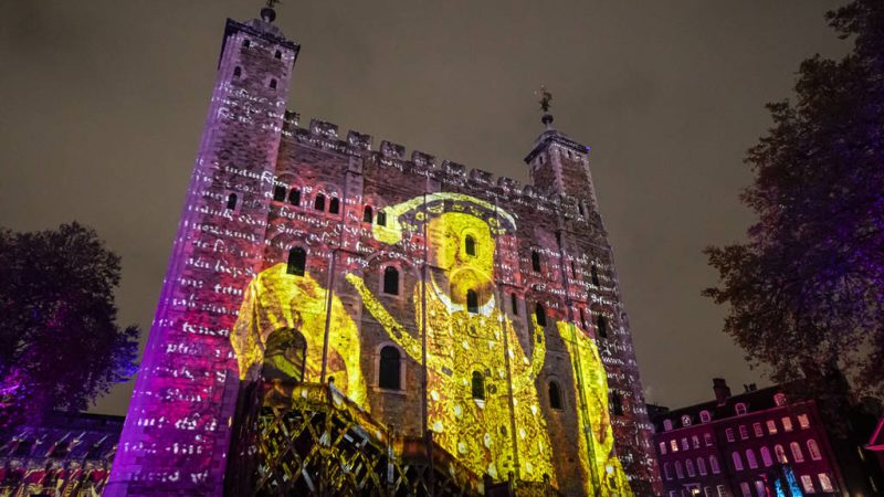 Tower of London Light Show