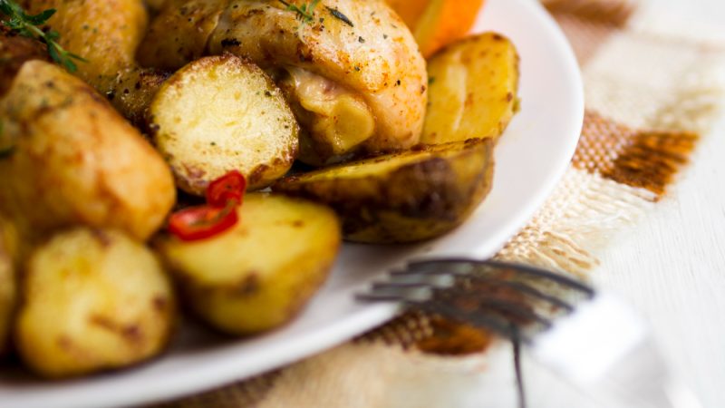 Air Fry Canned Potatoes