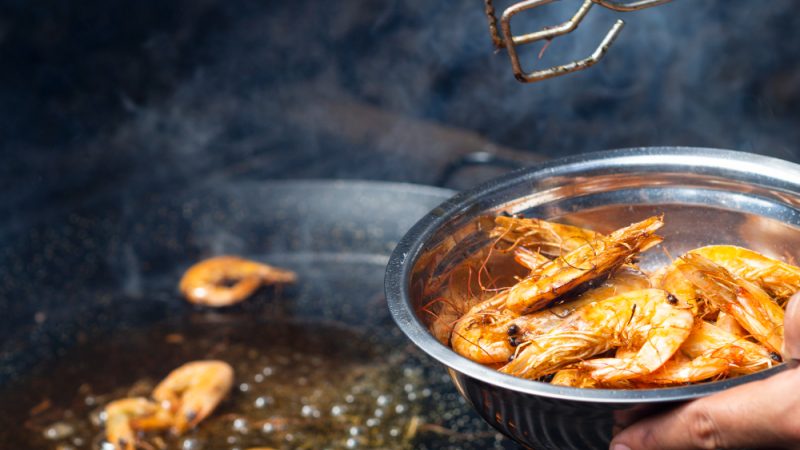 Air Fryer Prawns