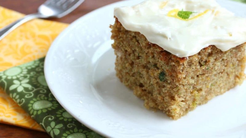 Lime and Zucchini Cake