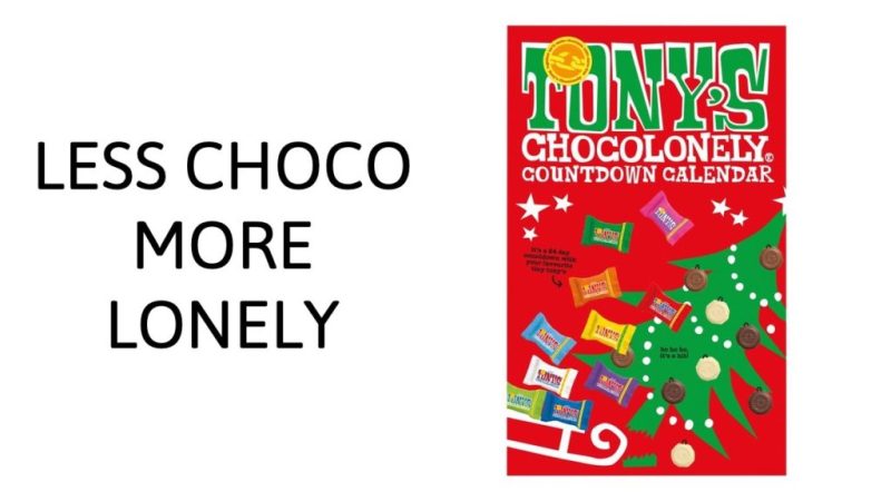 tony's chocolonely advent calendar