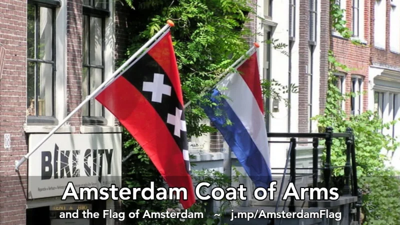 Amsterdam Netherlands Flag