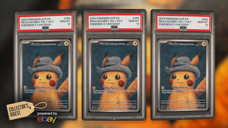 Pikachu Van Gogh Card