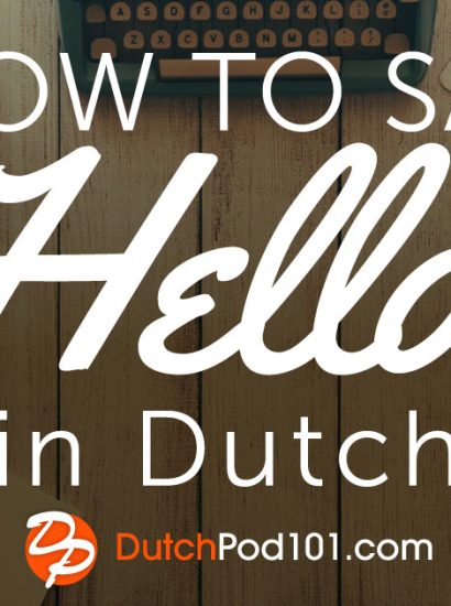 Dutch Language Hello