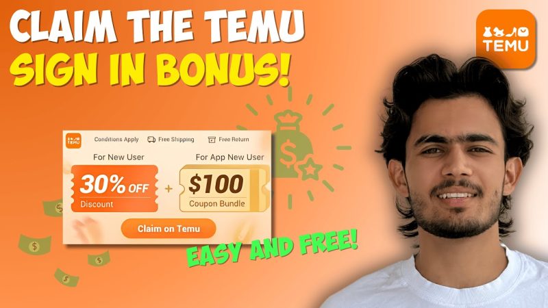 Temu Sign Up Bonus