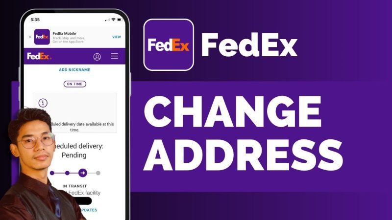 FedEx Change Delivery Address