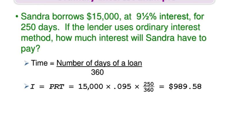 Ordinary Interest