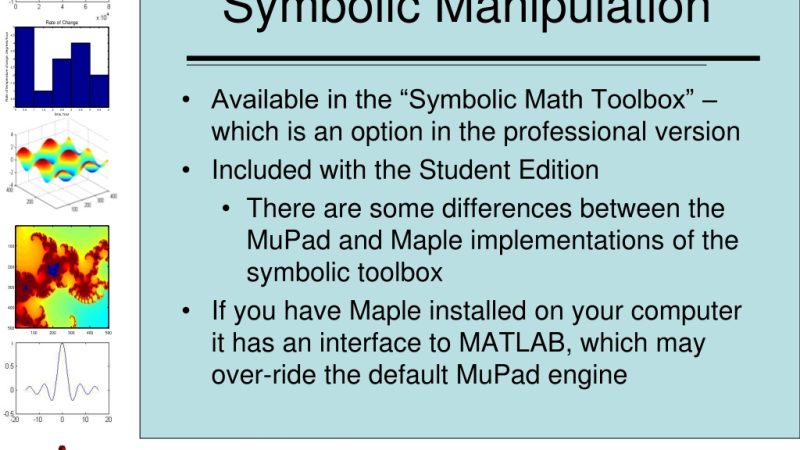 Symbolic Manipulation