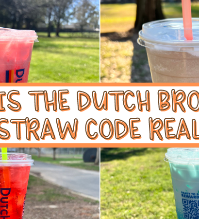 Blue Straw Dutch Bros