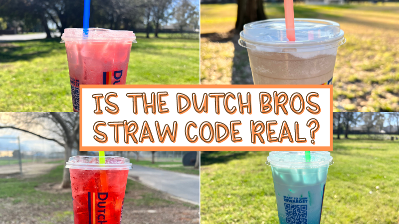 Blue Straw Dutch Bros