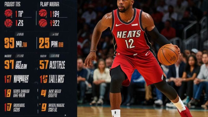 Miami Heat vs 76ers Stats