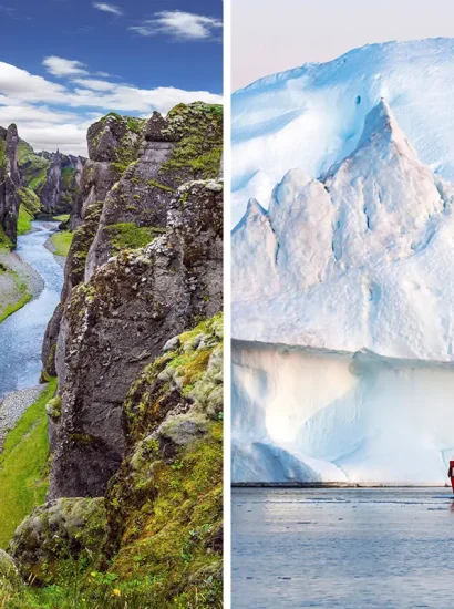 Greenland and Iceland