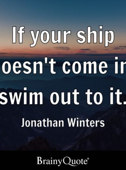 If You See Ship on a Mountain Quote