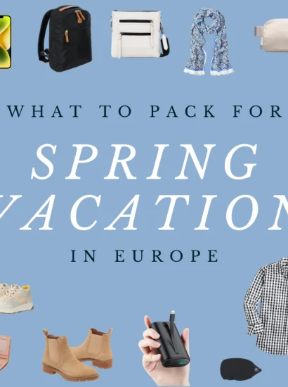 Europe Backpacking Packing List