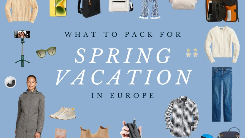 Europe Backpacking Packing List