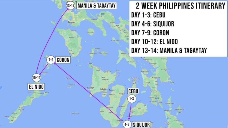 Philippines Itinerary 2 Weeks