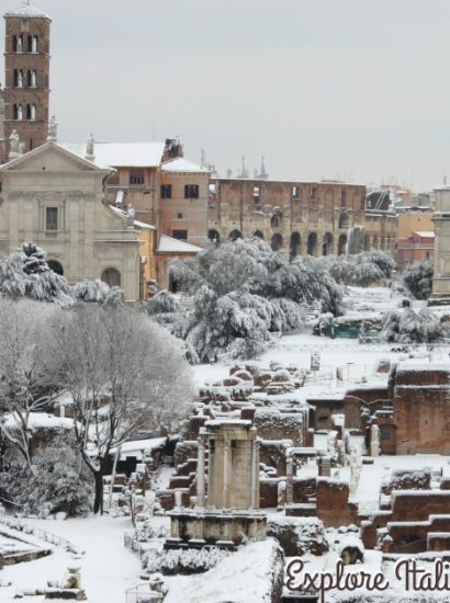 Temp in Rome in January