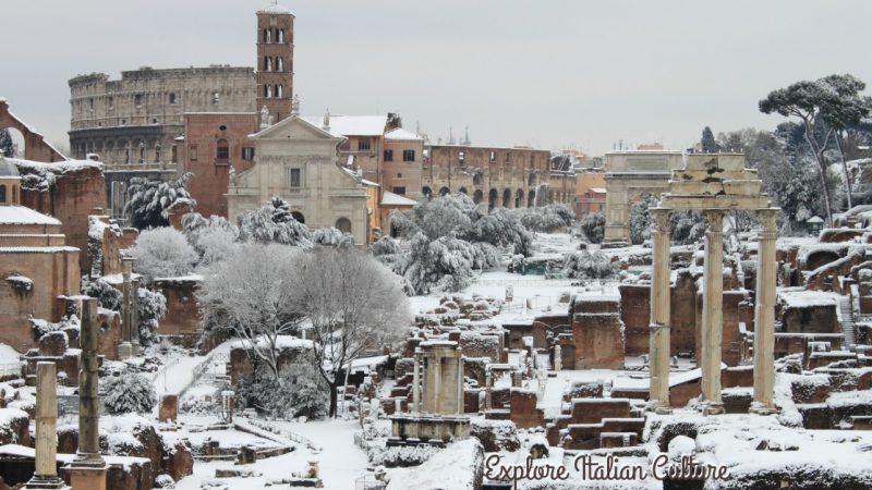 Temp in Rome in January