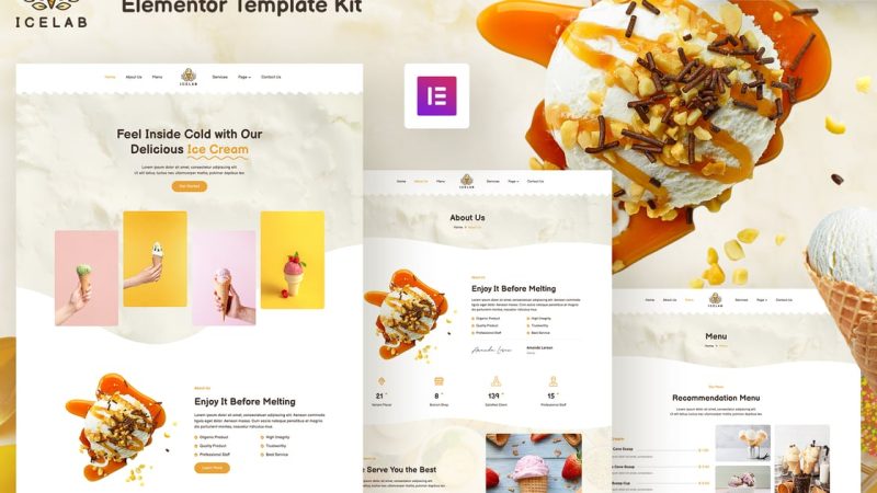 Ice Lab Menu