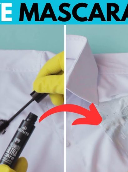 how to get mascara off clothes