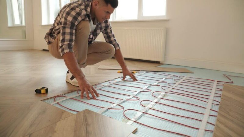 Heated Wood Floor