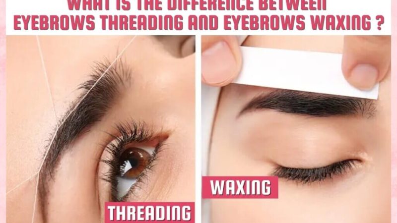 waxing vs threading eyebrows