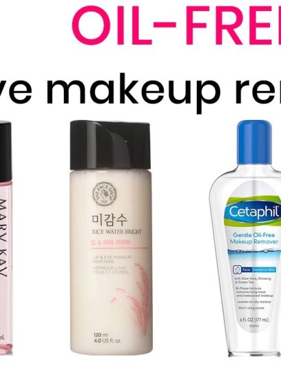 oil-free eye makeup remover for eyelash extensions