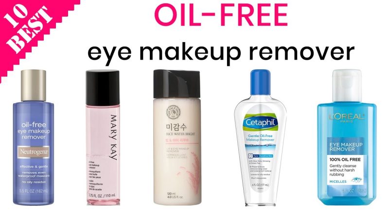 oil-free eye makeup remover for eyelash extensions